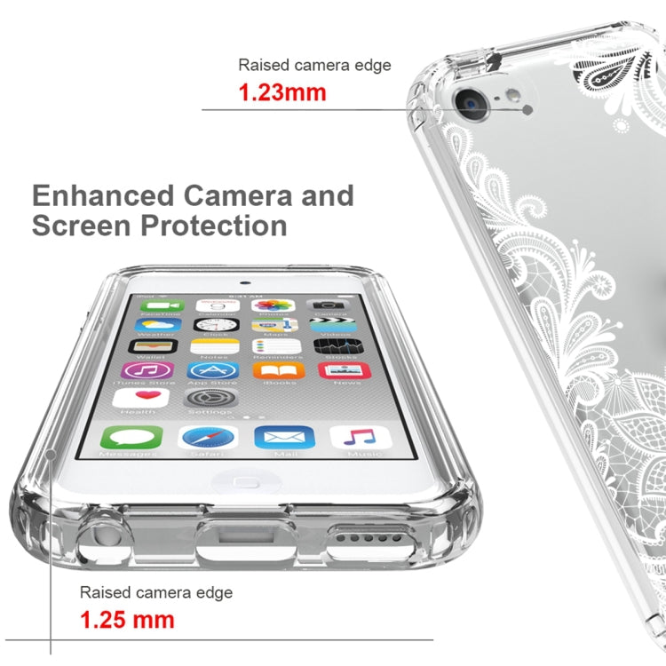 PC+TPU Transparent Painted Phone Case For iPod Touch 6