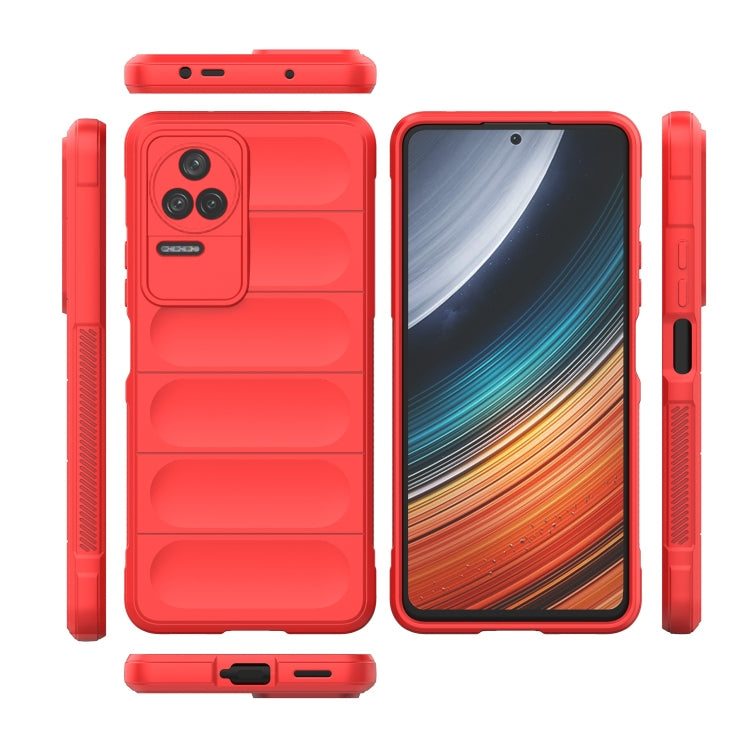 For Xiaomi Redmi K40S Magic Shield TPU + Flannel Phone Case