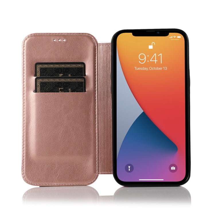 For iPhone 13 mini Knight Magnetic Suction Leather Phone Case