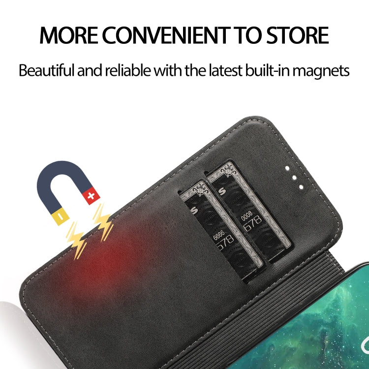 For iPhone 11 Knight Magnetic Suction Leather Phone Case