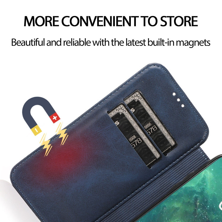 For iPhone 11 Knight Magnetic Suction Leather Phone Case
