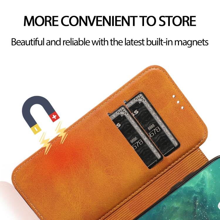 For iPhone 11 Knight Magnetic Suction Leather Phone Case