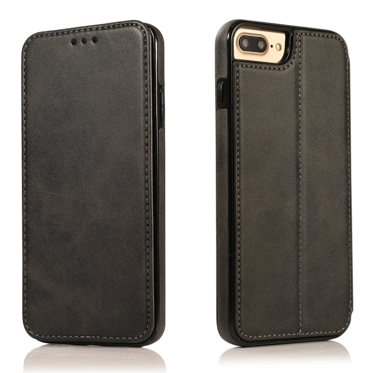 Knight Magnetic Suction Leather Phone Case For iPhone 7 Plus / 8 Plus