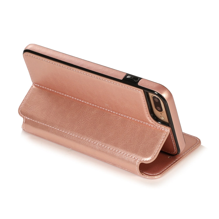 Knight Magnetic Suction Leather Phone Case For iPhone 7 Plus / 8 Plus