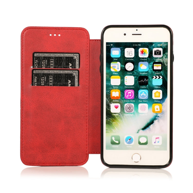 Knight Magnetic Suction Leather Phone Case For iPhone 7 Plus / 8 Plus