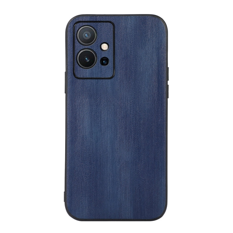 For vivo Y75 5G Yellow Cow Texture PU Phone Case