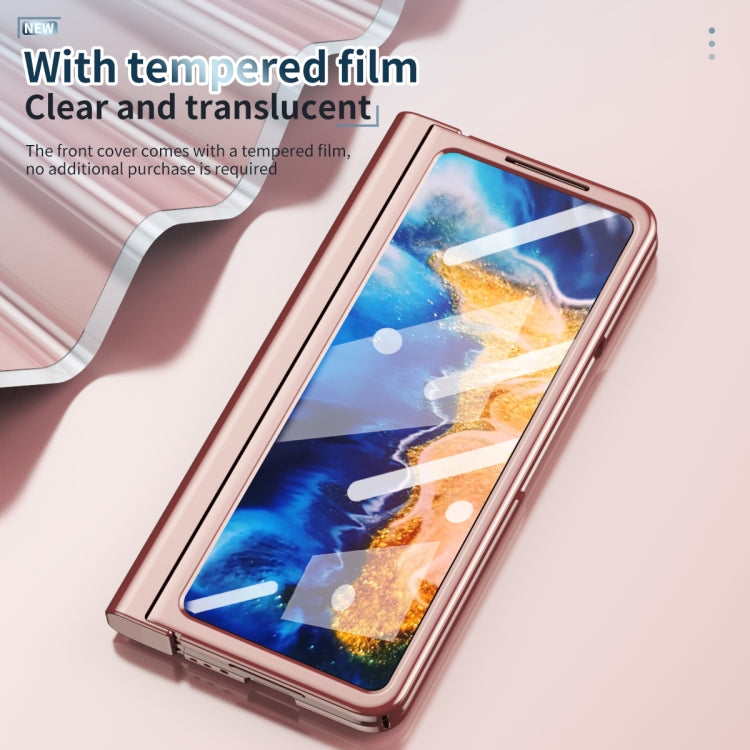 For Xiaomi Mi Mix Fold Full Body Electroplating Hinge Phone Case with Stylus