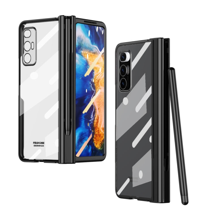 For Xiaomi Mi Mix Fold Full Body Electroplating Hinge Phone Case with Stylus