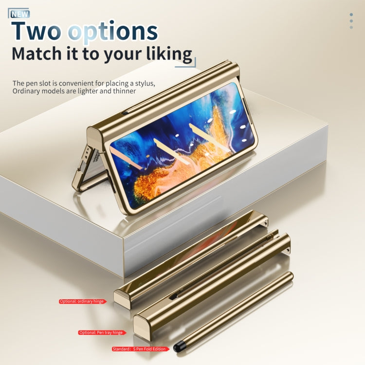 For Xiaomi Mi Mix Fold Full Body Electroplating Hinge Phone Case with Stylus