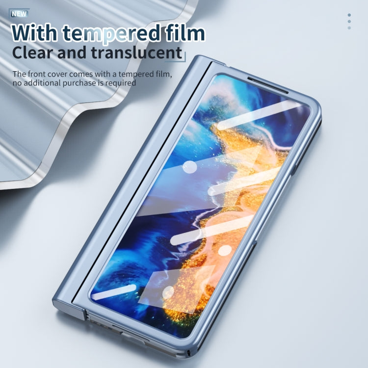 For Xiaomi Mi Mix Fold Full Body Electroplating Hinge Phone Case with Stylus