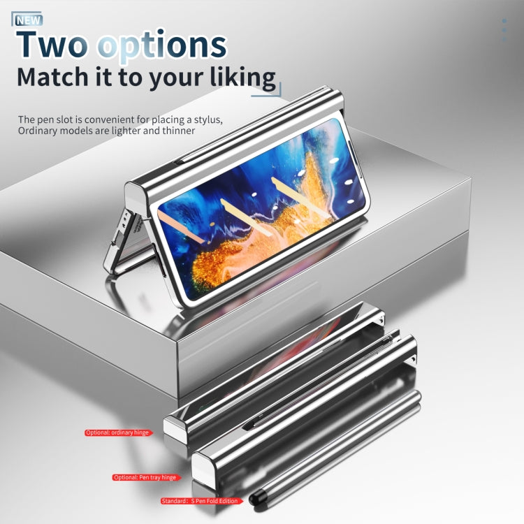 For Xiaomi Mi Mix Fold Full Body Electroplating Hinge Phone Case with Stylus