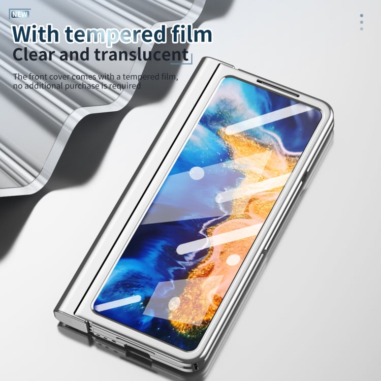 For Xiaomi Mi Mix Fold Full Body Electroplating Hinge Phone Case with Stylus