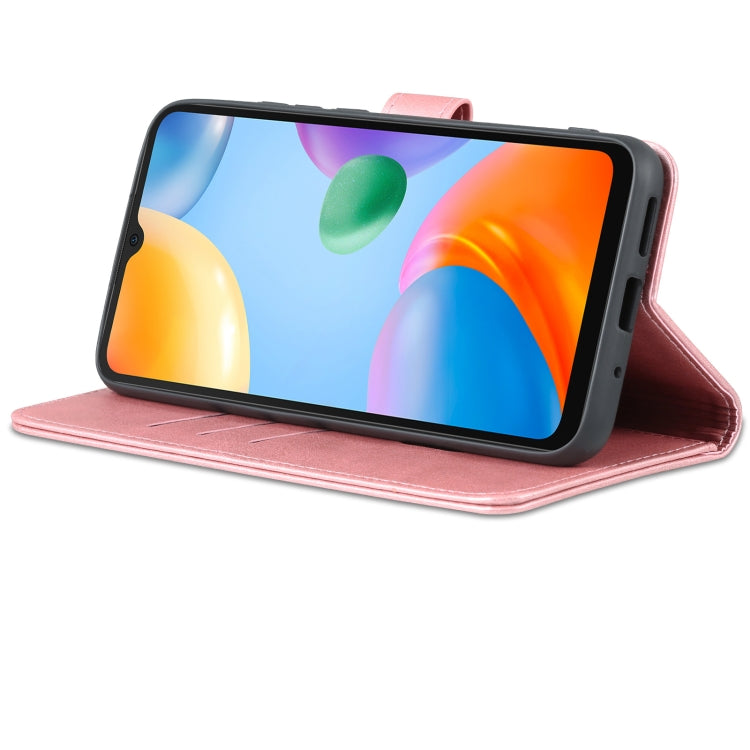 For Xiaomi Redmi 10C / Redmi 10 India AZNS Skin Feel Calf Texture Flip Leather Phone Case