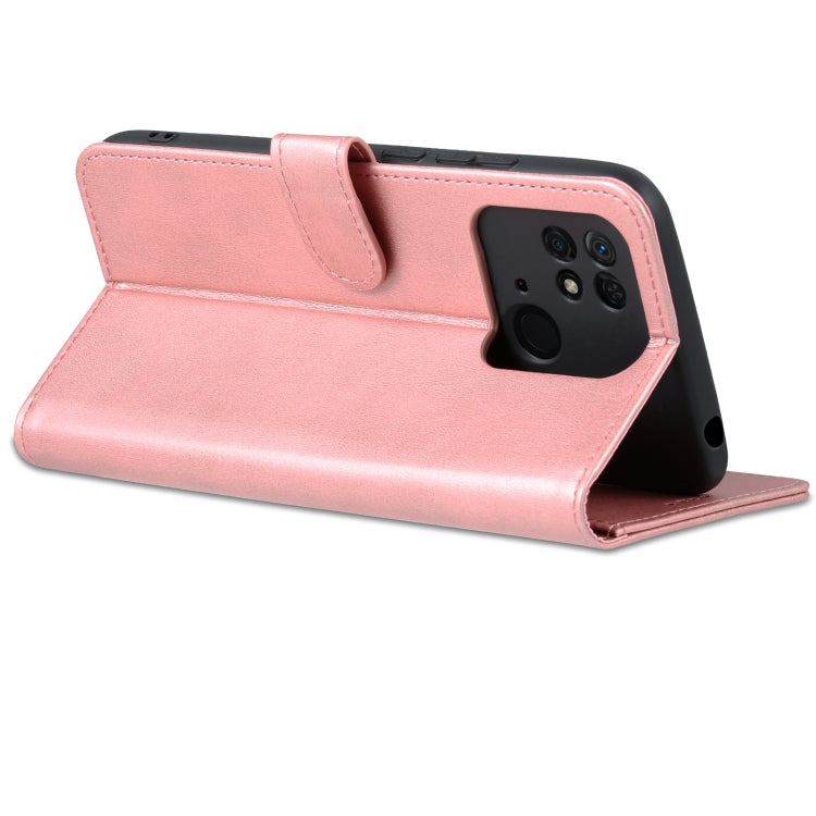 For Xiaomi Redmi 10C / Redmi 10 India AZNS Skin Feel Calf Texture Flip Leather Phone Case