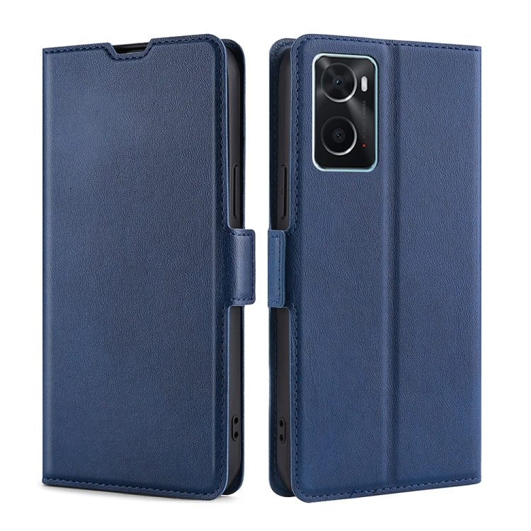 For OPPO A36 4G/A76 4G Global Ultra-thin Voltage Side Buckle Horizontal Flip Leather Phone Case