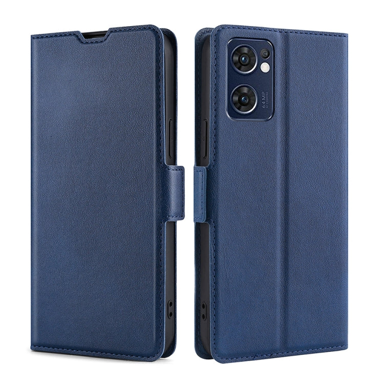 For OPPO Find X5 Lite Ultra-thin Voltage Side Buckle Horizontal Flip Leather Phone Case