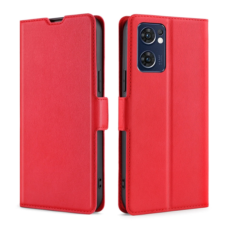 For OPPO Find X5 Lite Ultra-thin Voltage Side Buckle Horizontal Flip Leather Phone Case