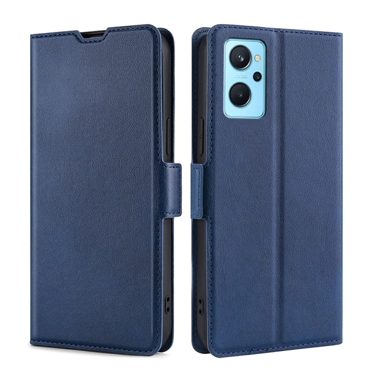 For OPPO Realme 9i/A36 4G/A96 4G/K10 4G/A76 4G Ultra-thin Voltage Side Buckle Horizontal Flip Leather Phone Case