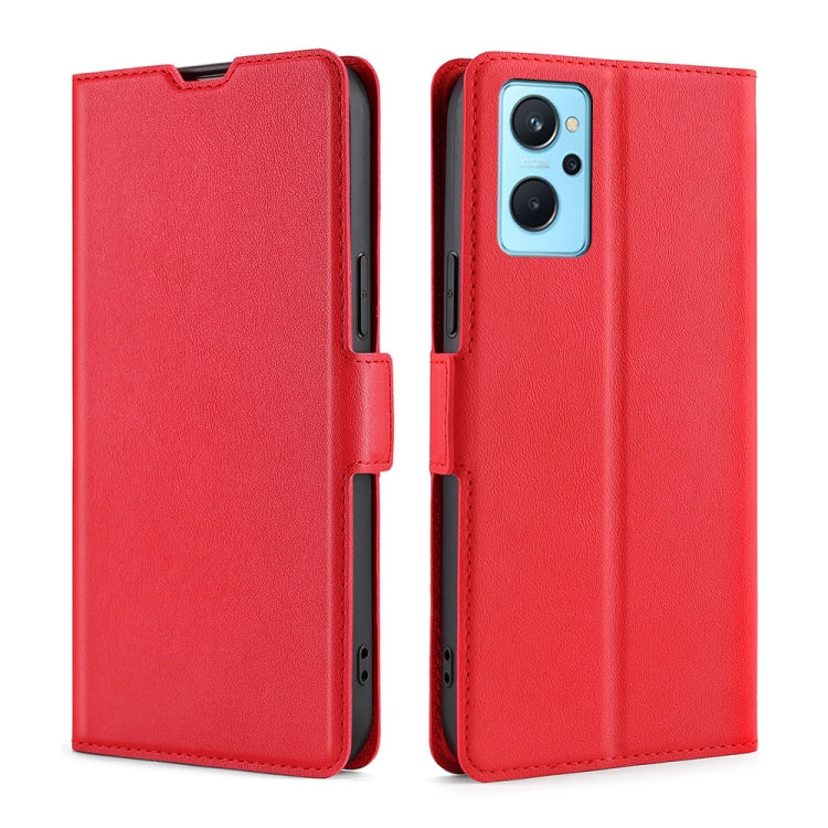 For OPPO Realme 9i/A36 4G/A96 4G/K10 4G/A76 4G Ultra-thin Voltage Side Buckle Horizontal Flip Leather Phone Case