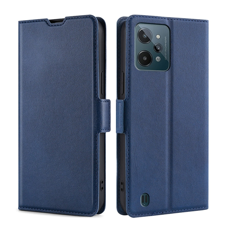 For OPPO Realme C31 Ultra-thin Voltage Side Buckle Horizontal Flip Leather Phone Case