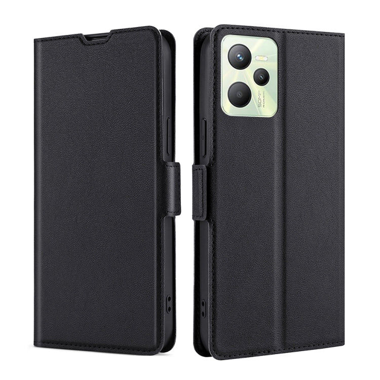 For OPPO Realme C35 Ultra-thin Voltage Side Buckle Horizontal Flip Leather Phone Case