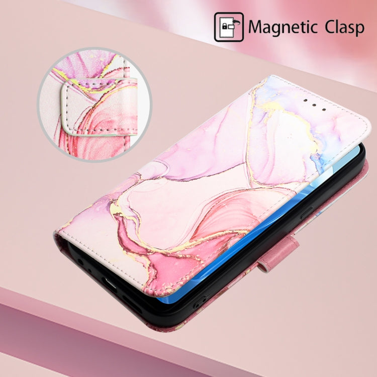 For OPPO Reno7 4G/F21 Pro PT003 Marble Pattern Flip Leather Phone Case