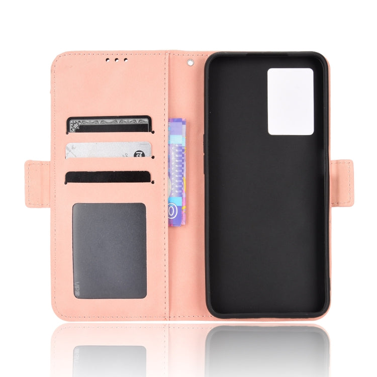 For OPPO A57 5G Skin Feel Calf Texture Card Slots Leather Phone Case