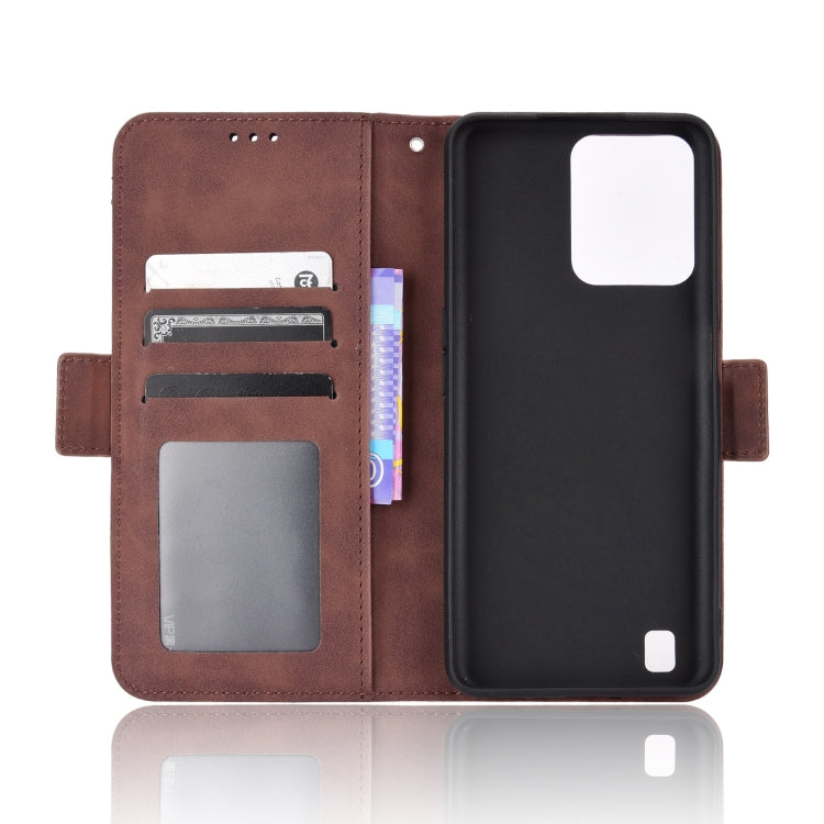 For OPPO Realme C31 Skin Feel Calf Texture Card Slots Leather Phone Case