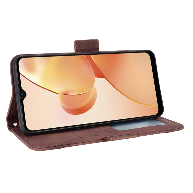 For OPPO Realme C31 Skin Feel Calf Texture Card Slots Leather Phone Case