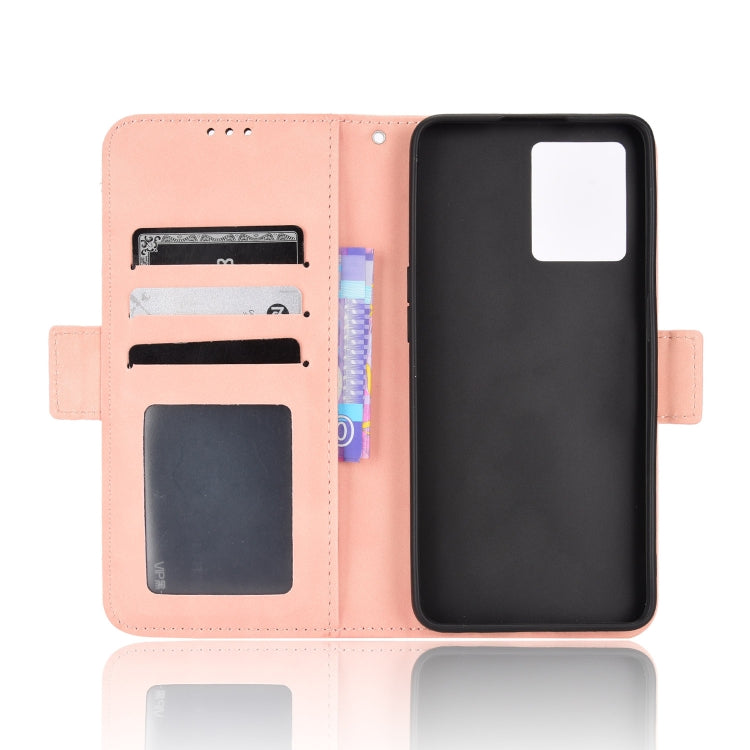 For OPPO Reno7 4G / F21 Pro Skin Feel Calf Texture Card Slots Leather Phone Case