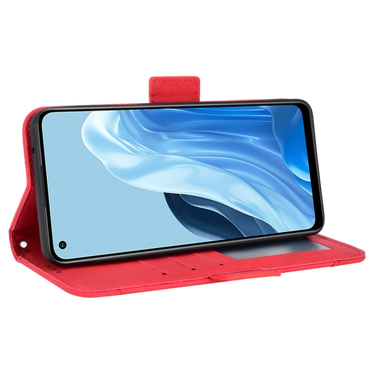 For OPPO Reno7 4G / F21 Pro Skin Feel Calf Texture Card Slots Leather Phone Case