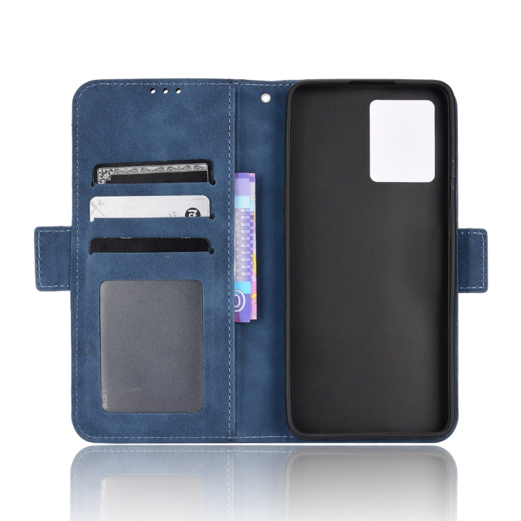 For OPPO Reno7 4G / F21 Pro Skin Feel Calf Texture Card Slots Leather Phone Case