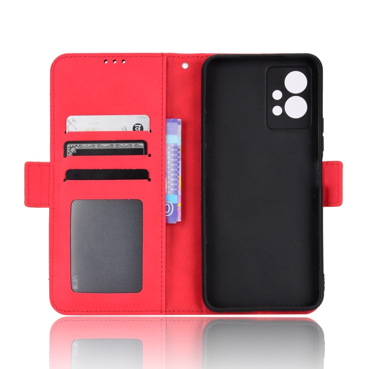 For vivo Y55 5G / T1 5G / Y75 5G Skin Feel Calf Texture Card Slots Leather Phone Case