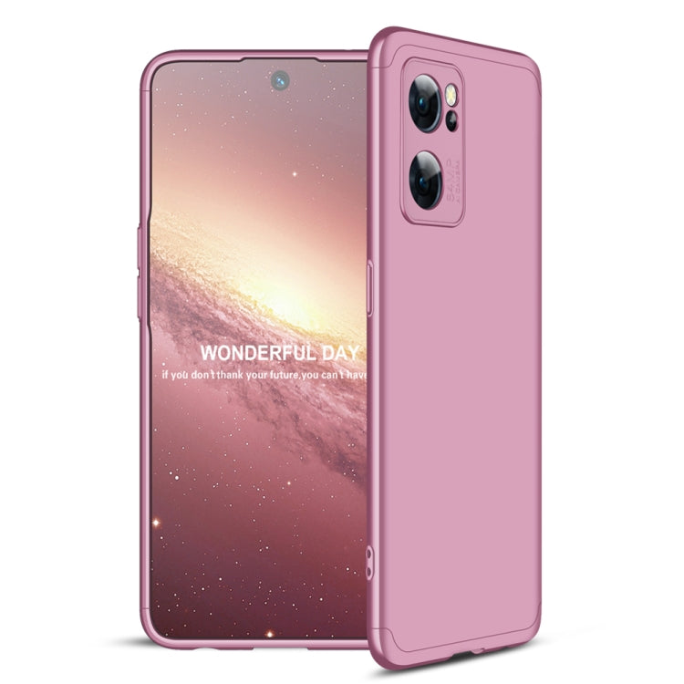 For OPPO Reno7 Global GKK Three Stage Splicing Full Coverage PC Case