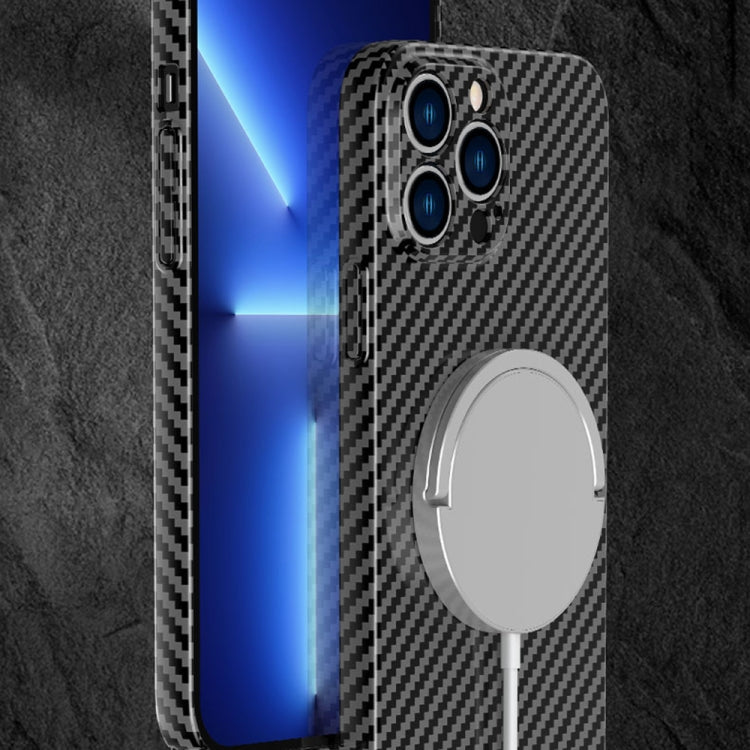 For iPhone 13 Carbon Fiber Texture Phone Case