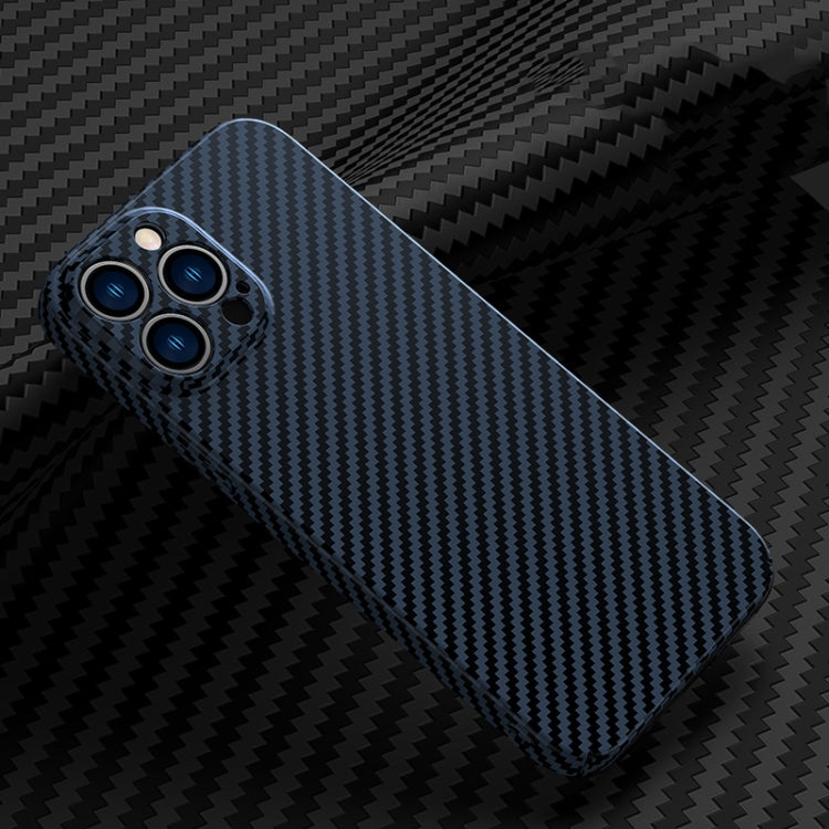 For iPhone 12 Pro Carbon Fiber Texture Phone Case