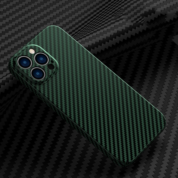 For iPhone 12 Pro Max Carbon Fiber Texture Phone Case