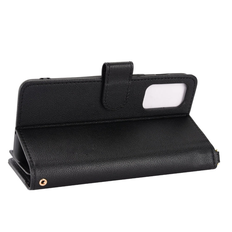 For OnePlus Nord 2 5G Litchi Texture Zipper Leather Phone Case