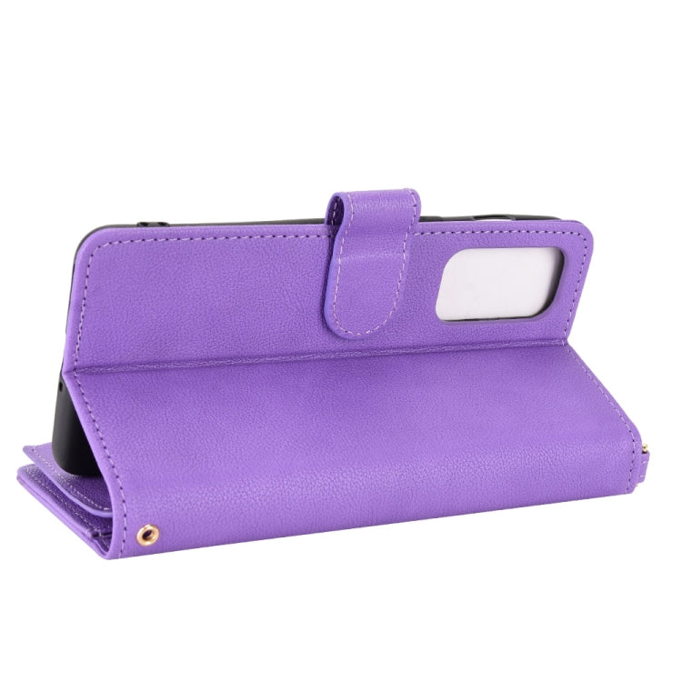 For OnePlus Nord 2 5G Litchi Texture Zipper Leather Phone Case