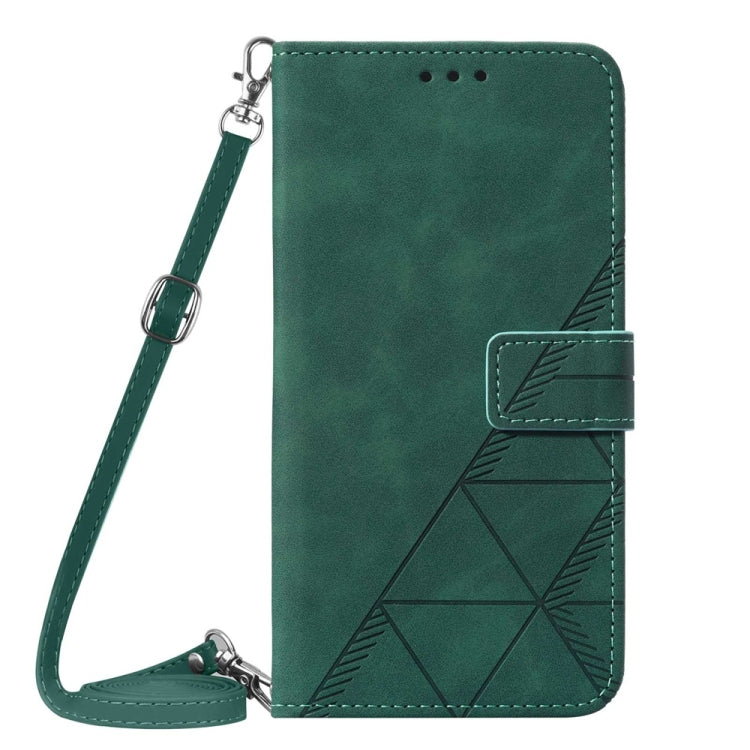 For OPPO A57 5G 2022 Crossbody 3D Embossed Flip Leather Phone Case