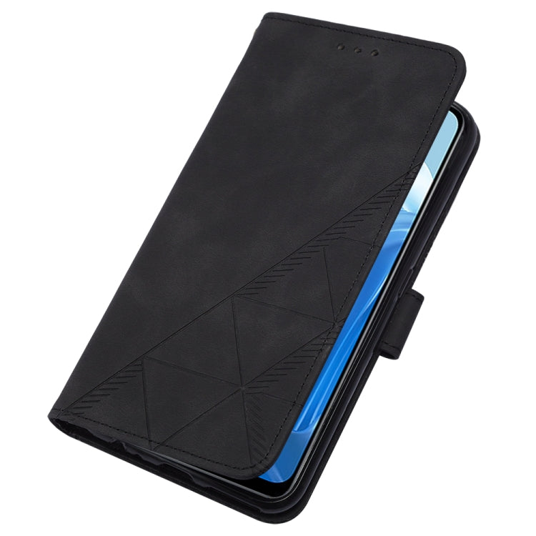 For OPPO Reno7 4G/F21 Pro Crossbody 3D Embossed Flip Leather Phone Case