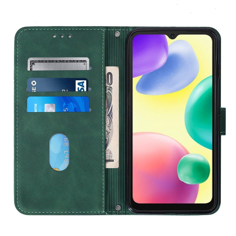 For Xiaomi Redmi 10A Crossbody 3D Embossed Flip Leather Phone Case