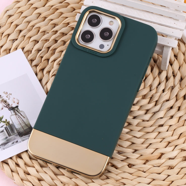 For iPhone 13 Pro Max TPU + Electroplated PC Phone Case