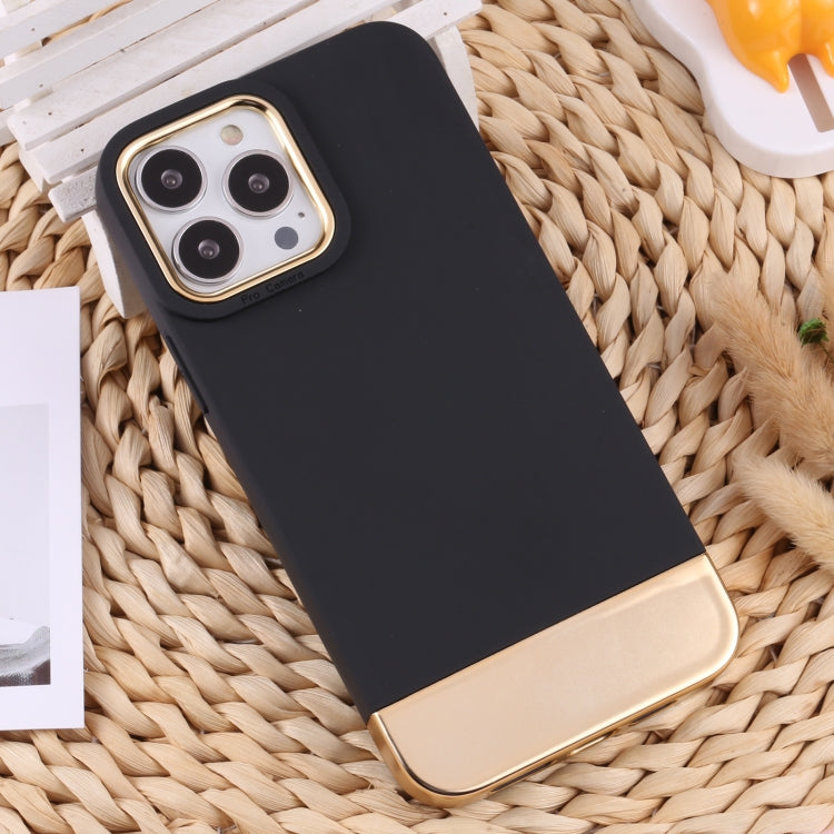 For iPhone 13 Pro TPU + Electroplated PC Phone Case