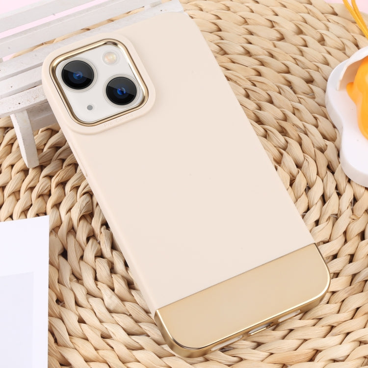 For iPhone 13 TPU + Electroplated PC Phone Case