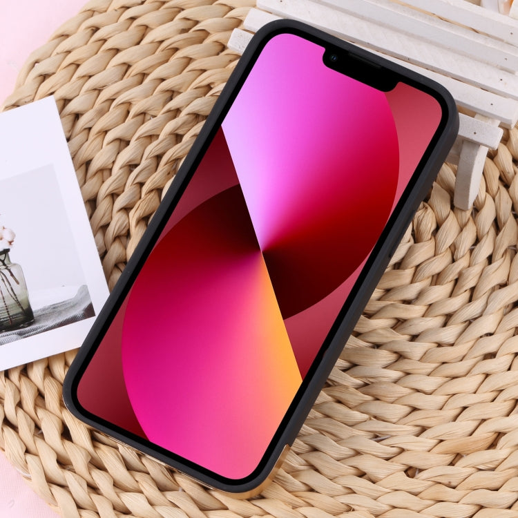 For iPhone 13 TPU + Electroplated PC Phone Case