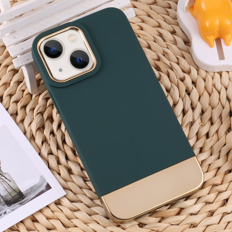 For iPhone 13 TPU + Electroplated PC Phone Case