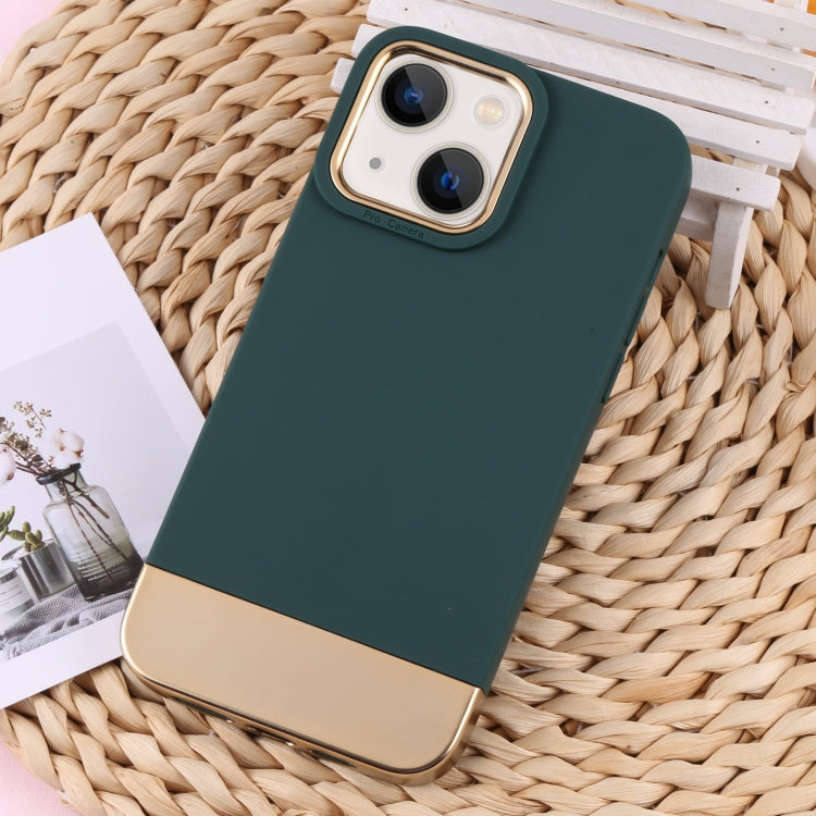 For iPhone 13 TPU + Electroplated PC Phone Case