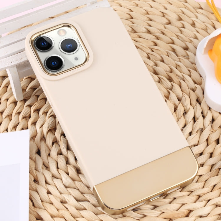 For iPhone 11 Pro TPU + Electroplated PC Phone Case
