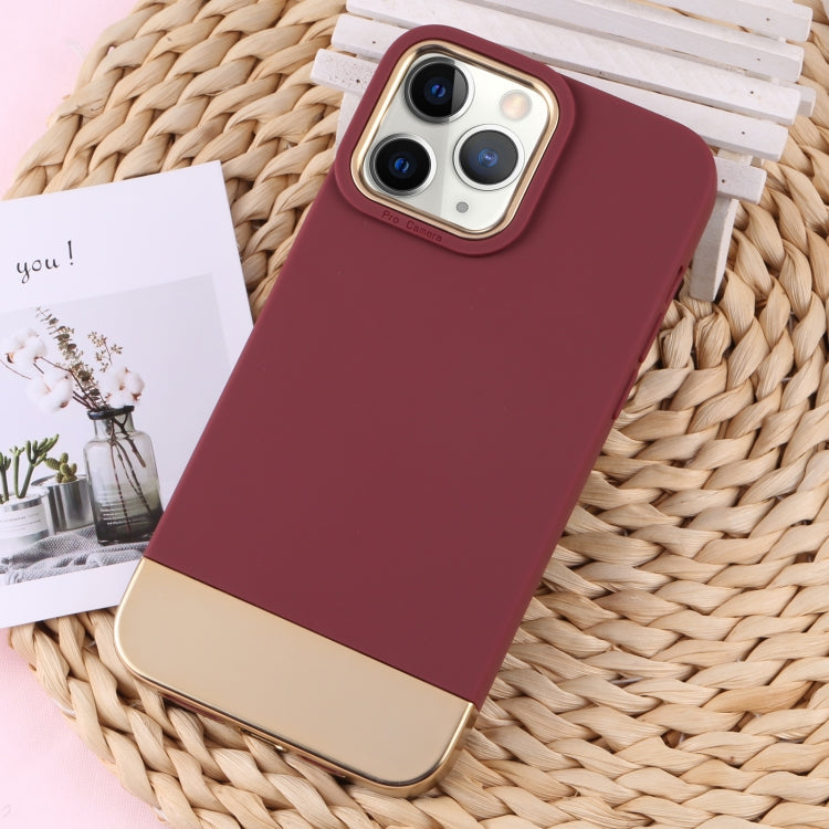For iPhone 11 Pro TPU + Electroplated PC Phone Case